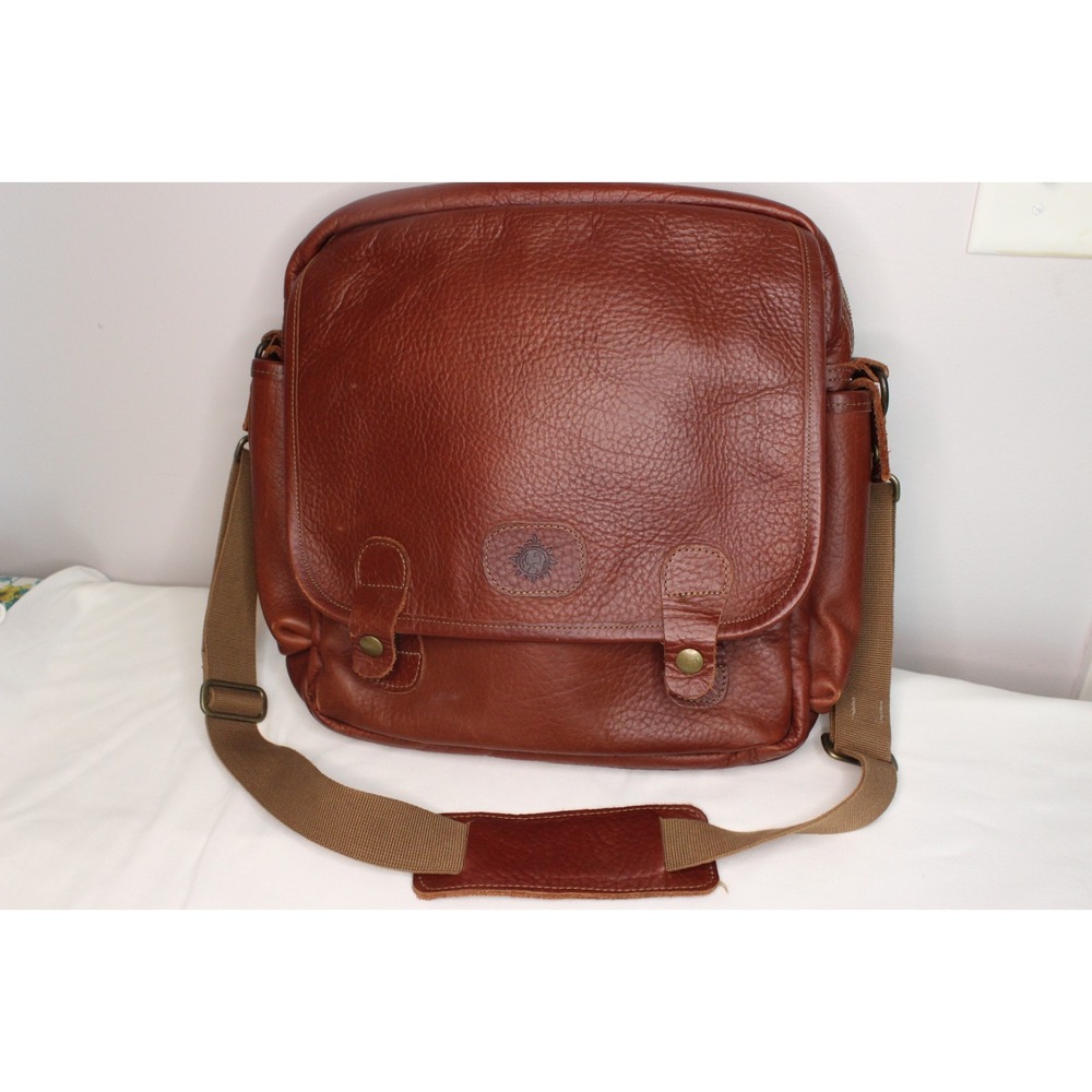 pebble leather Massinger crossbody bag brass student back to school classic